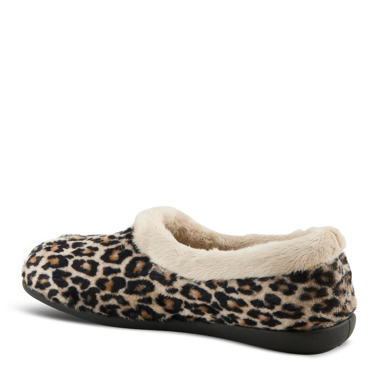 Flexus FLEXUS FADDIS SLIPPERS comfort shoe in leopard print with flexible sole
