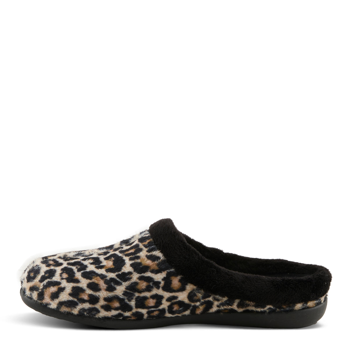 Flexus FLEXUS FAGANA SLIPPERS comfort shoe in leopard print with flexible sole