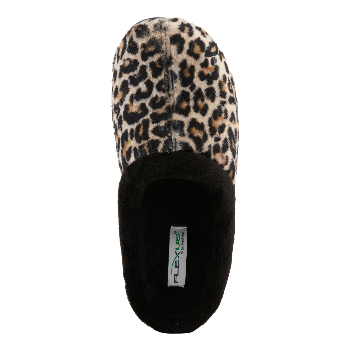 Flexus FLEXUS FAGANA SLIPPERS comfort shoe in leopard print with flexible sole