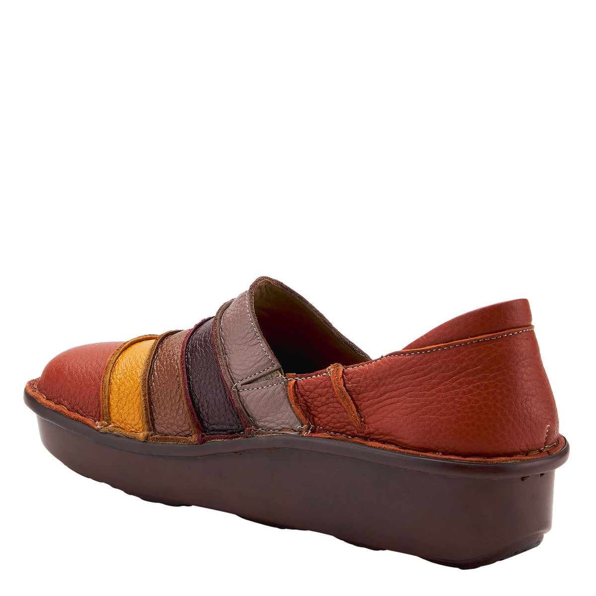 Spring Step SPRING STEP FIREFLY SLIP-ON SHOE shoe in camel multi with comfortable everyday design