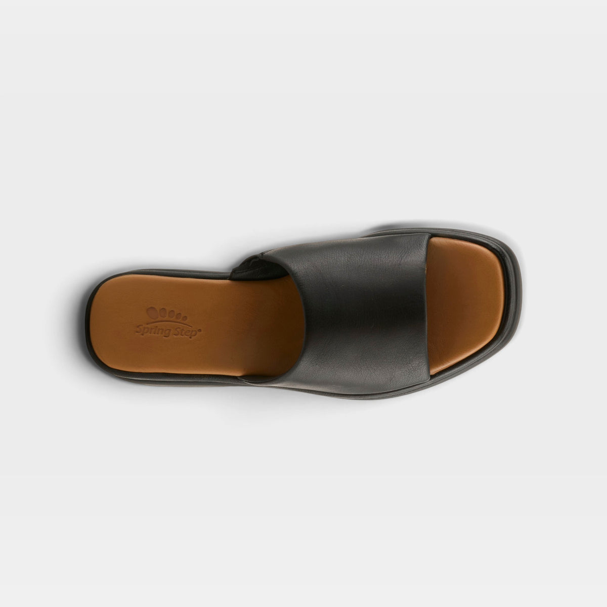 Spring Step Fireisland Black Slide Sandal