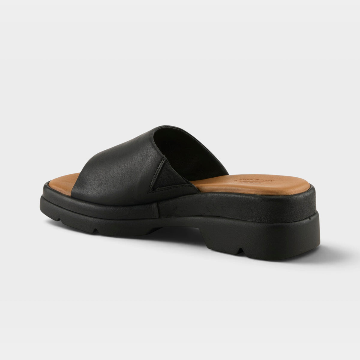 Spring Step Fireisland Black Slide Sandal