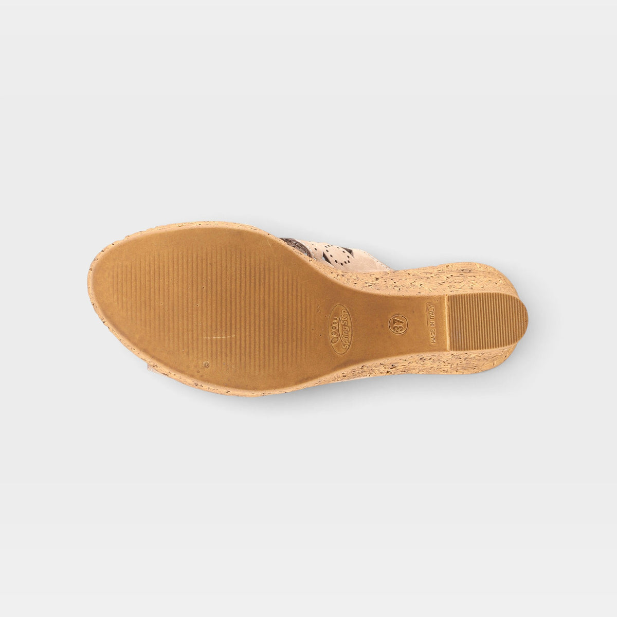 Spring Step Flamyo Beige Nubuck Slide Sandal