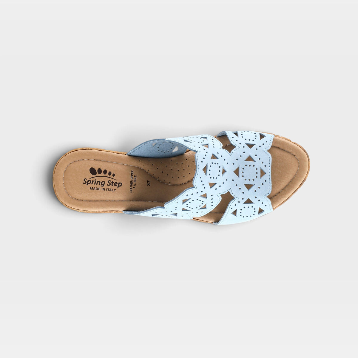 Spring Step Flamyo Sky Nubuck Slide Sandal