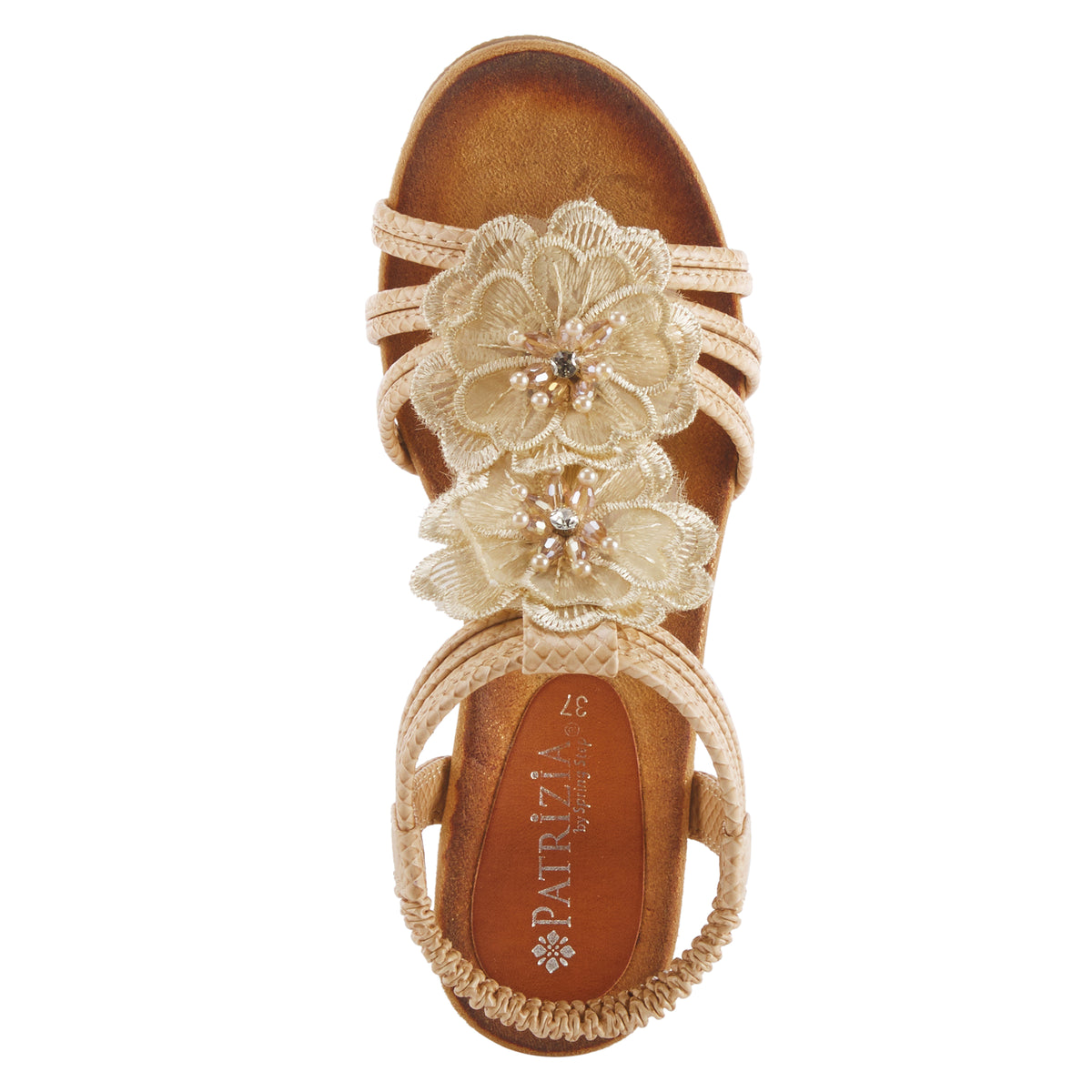Patrizia PATRIZIA FLOWERING SANDAL sandal in beige with stylish fashion design