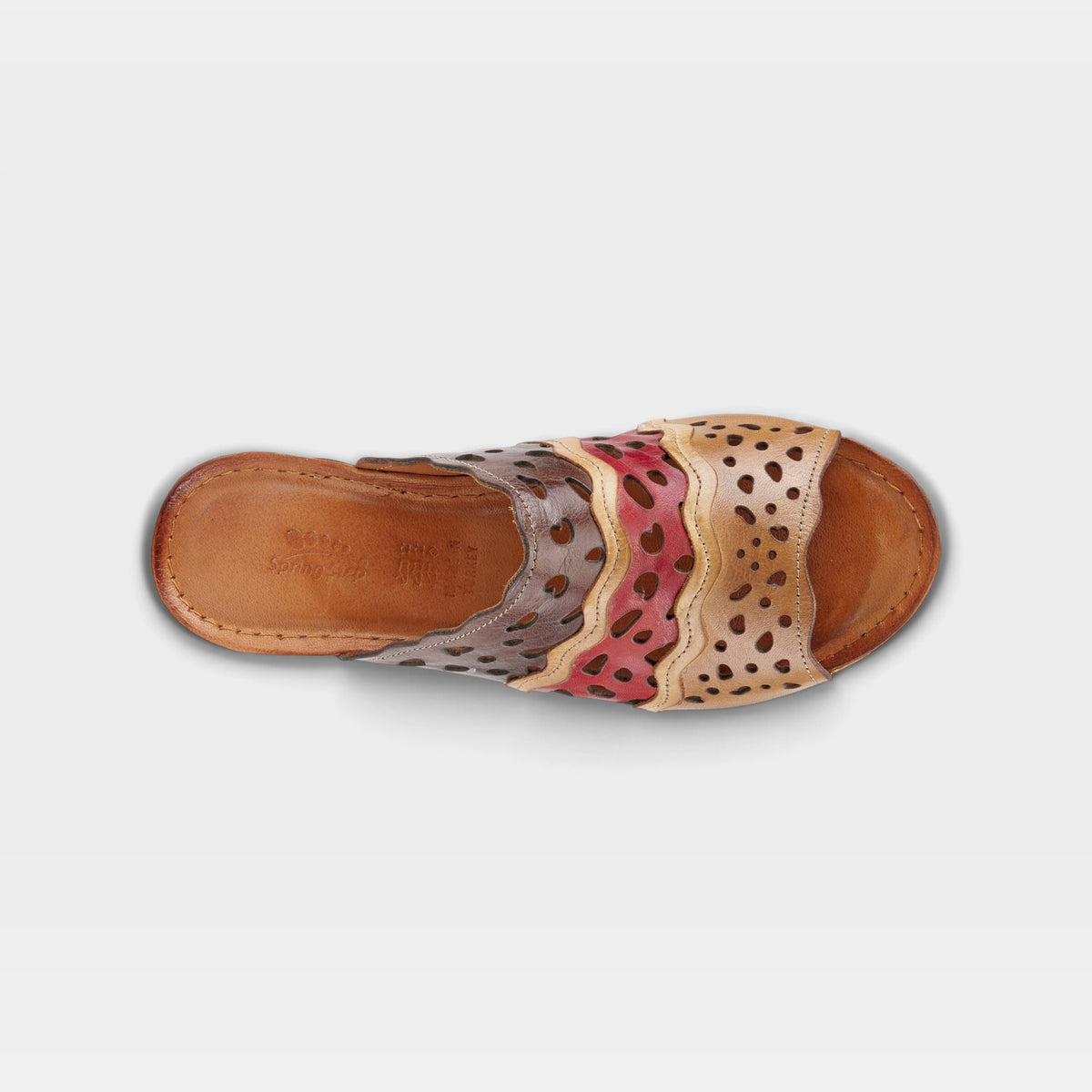 Spring Step Footy Brown Multi Sandal