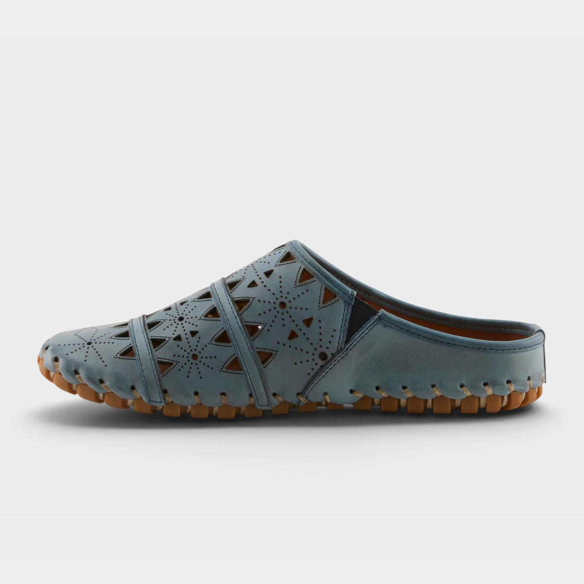 Spring Step Fusalide Blue Slip-On Clog Shoe