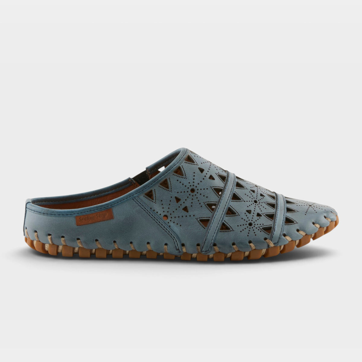 Spring Step Fusalide Blue Slip-On Clog Shoe