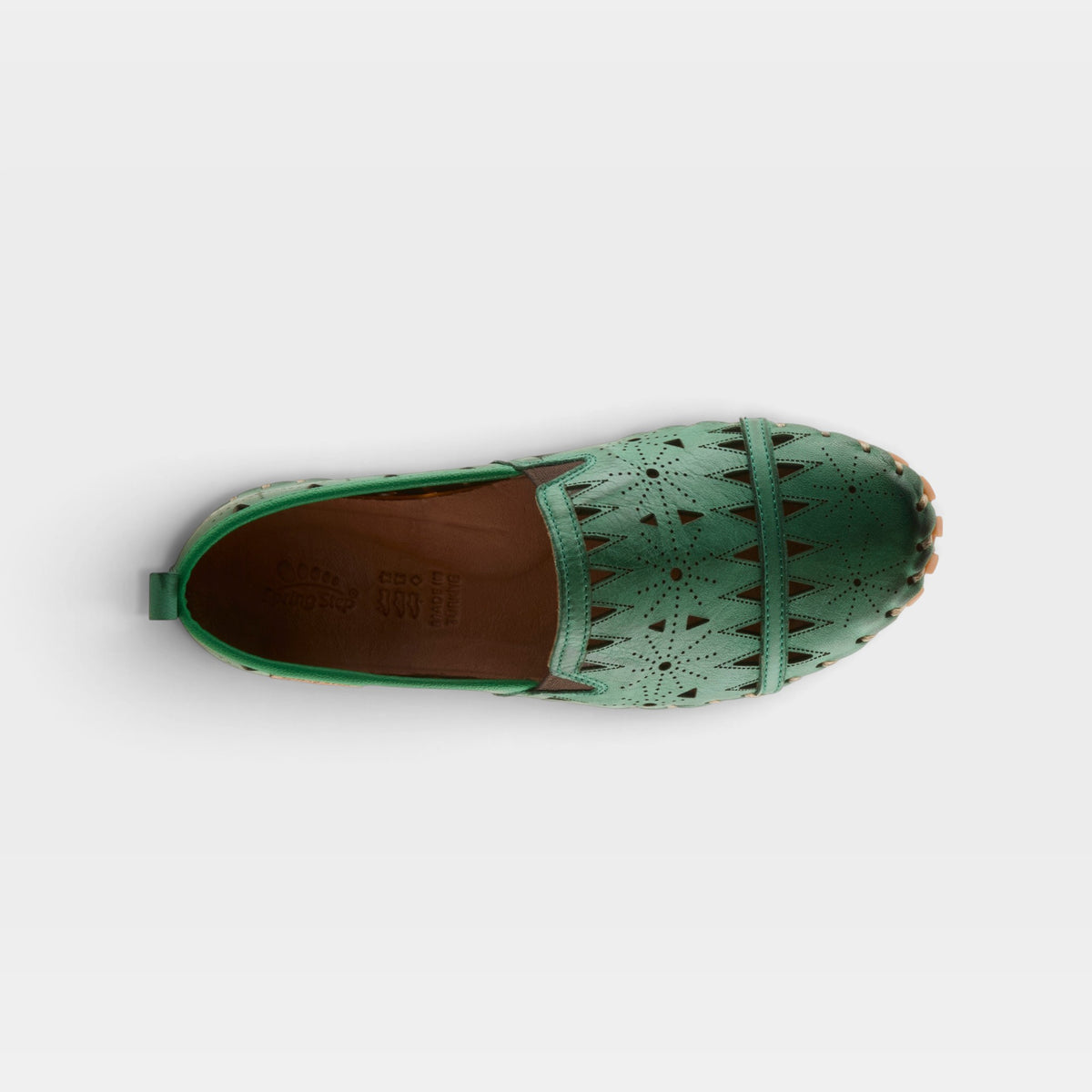 Spring Step Fusaro Green Loafer Shoe