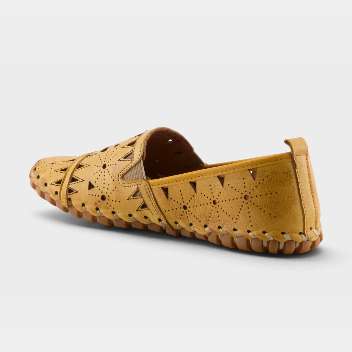 Spring Step Fusaro Yellow Loafer Shoe