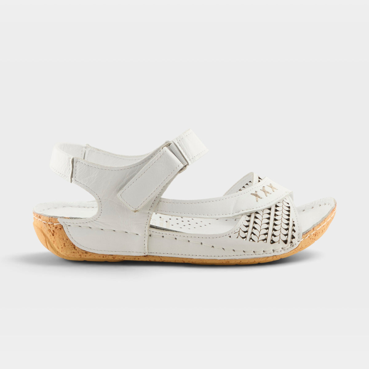 Spring Step Galaire White Sandal