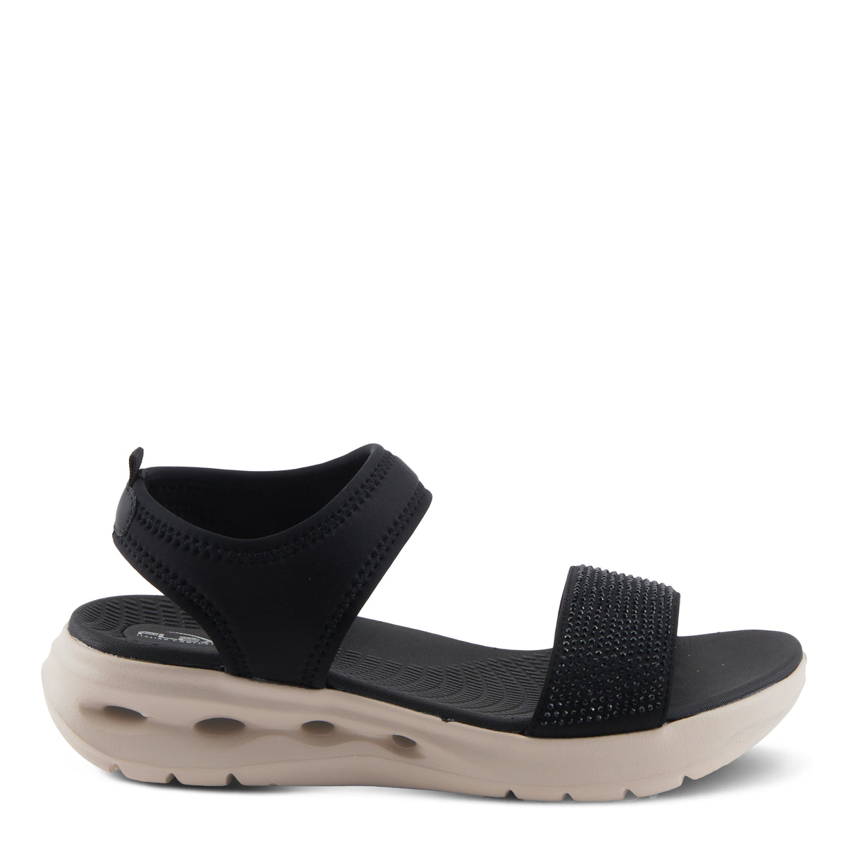 Flexus FLEXUS GALLEGOS SANDALS sandal in black with flexible sole