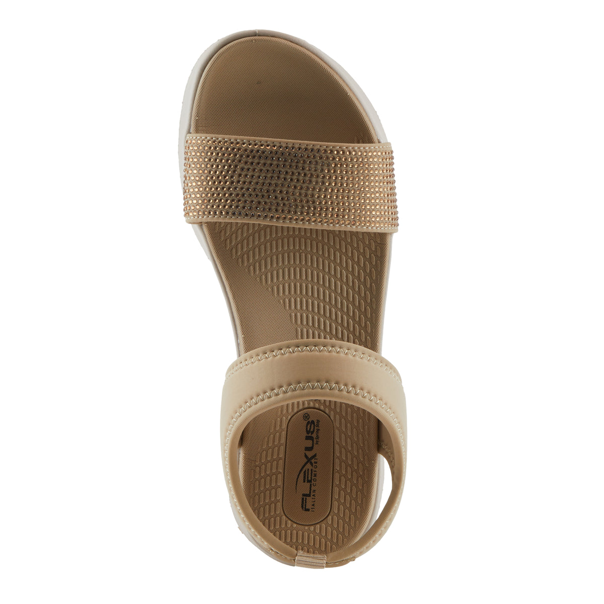 Flexus FLEXUS GALLEGOS SANDALS sandal in taupe with flexible sole