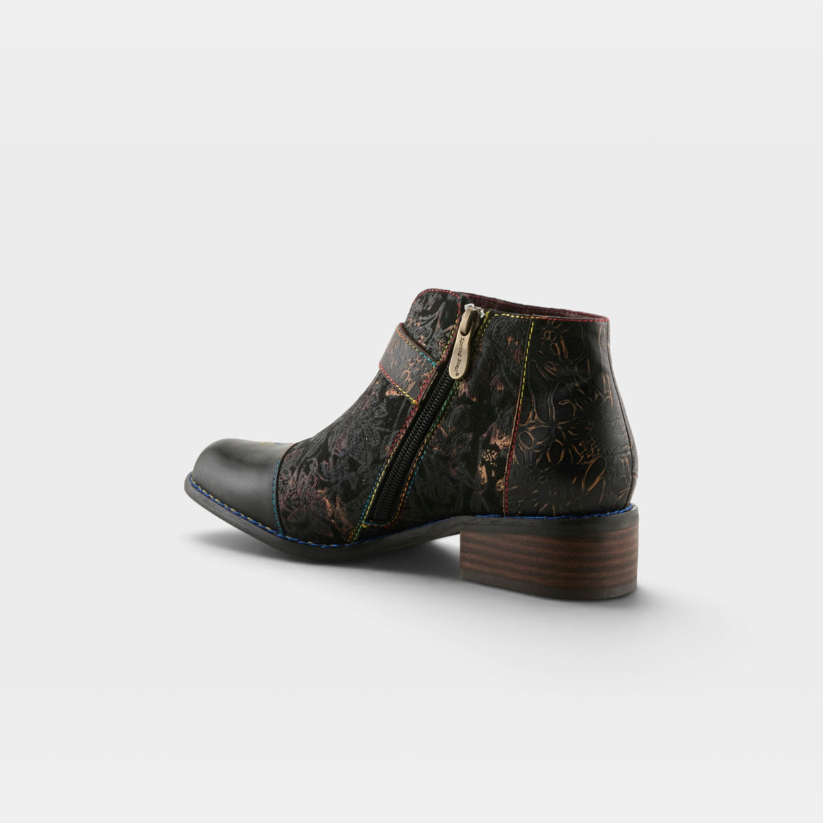L'Artiste Georgiana boots in Black Multi, alternate angle view