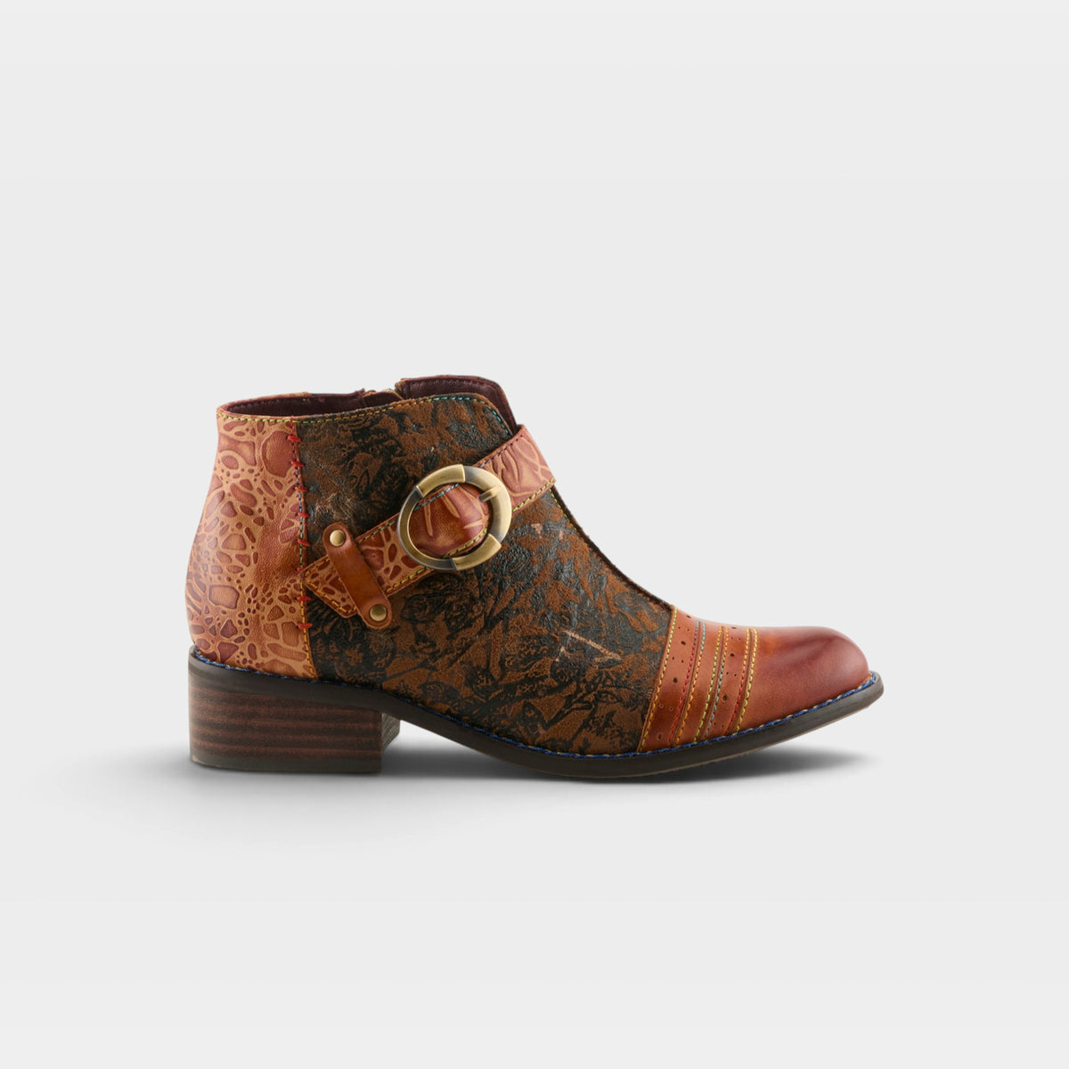 L'Artiste Georgiana boots in Camel Multi, hero view