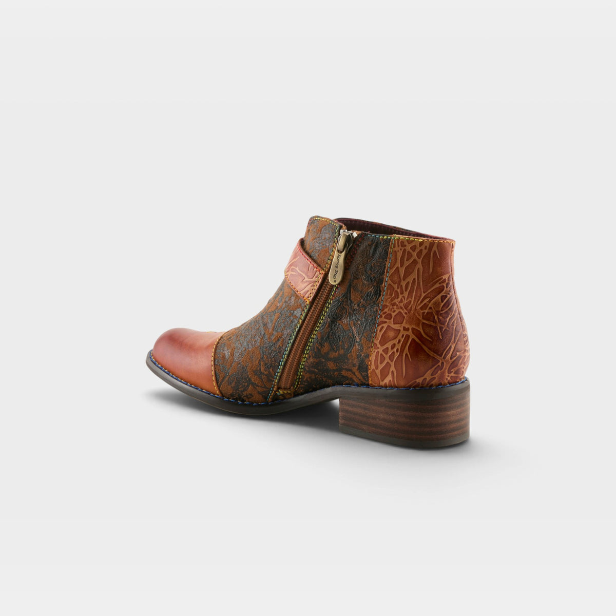 L'Artiste Georgiana boots in Camel Multi, alternate angle view