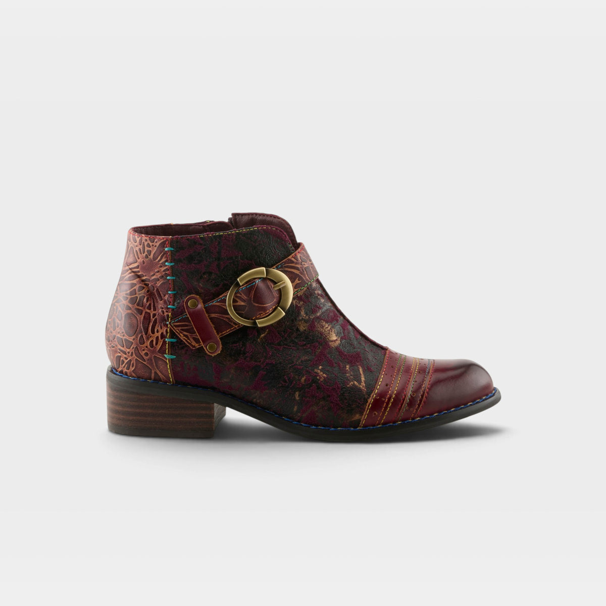 L'Artiste Georgiana boots in Purple Multi, hero view
