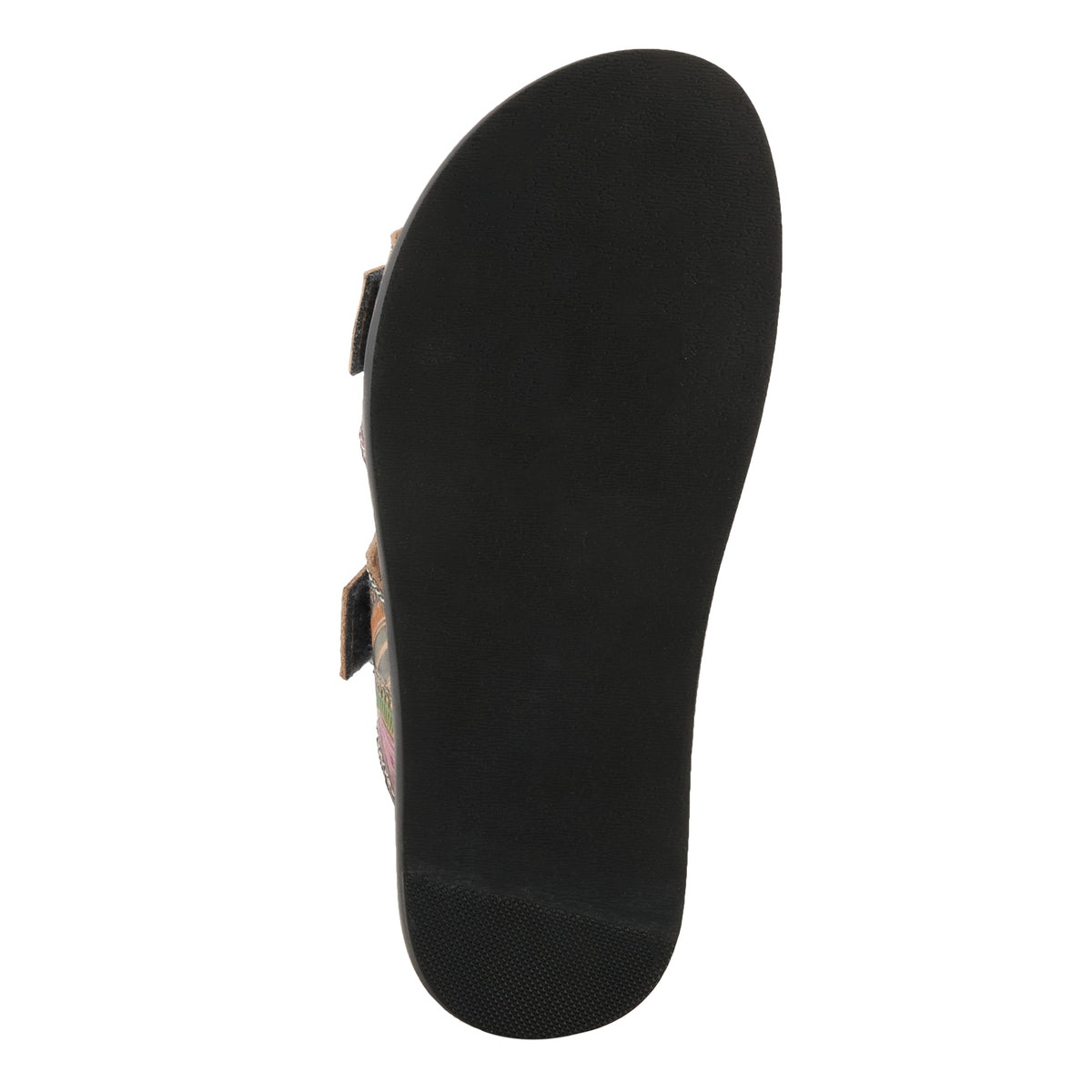 L'Artiste L'ARTISTE GLAZE SANDALS sandal in blue multi with handcrafted leather design