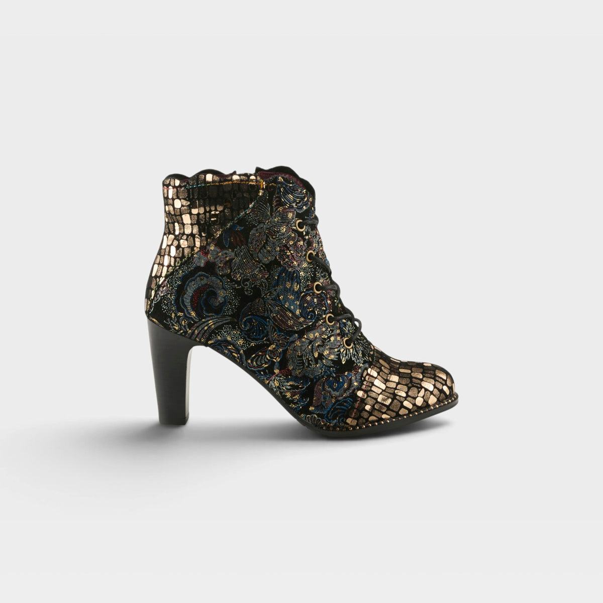 L'Artiste Glitterail boots in Gold Multi, hero view