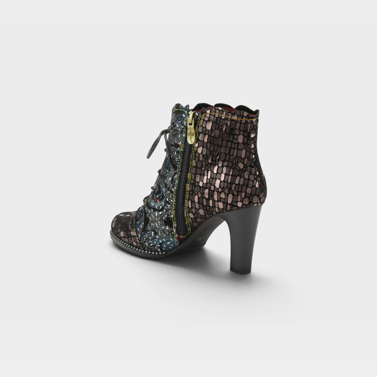 L'Artiste Glitterail boots in Pewter Multi, alternate angle view