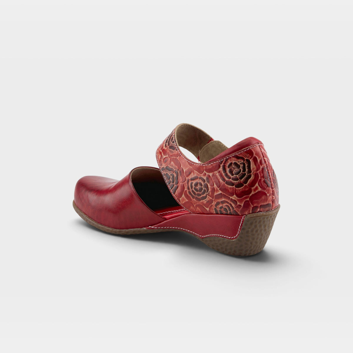 L'Artiste Gloss-Pansy shoes in Red, alternate angle view
