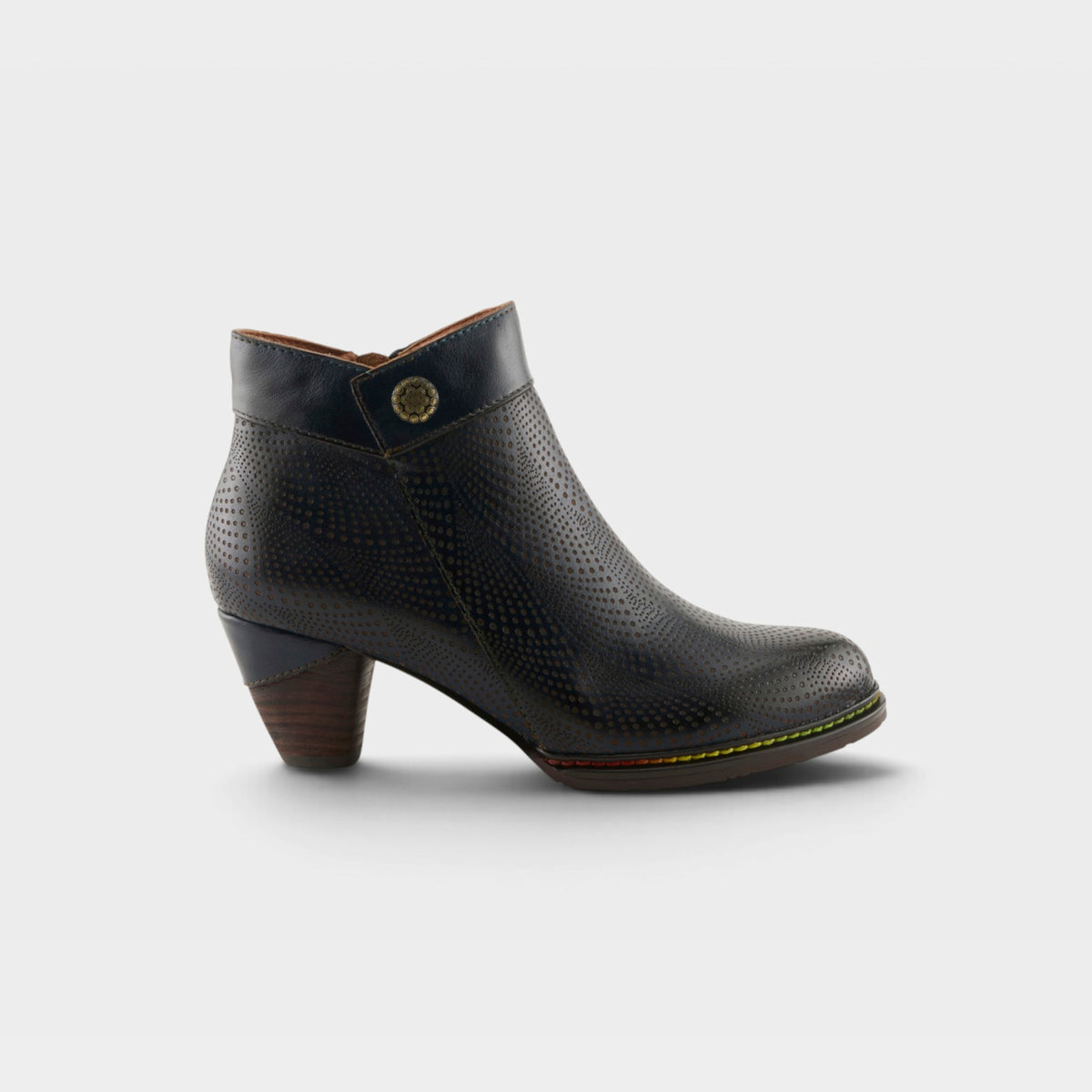 L'Artiste Guevara boots in Navy, hero view