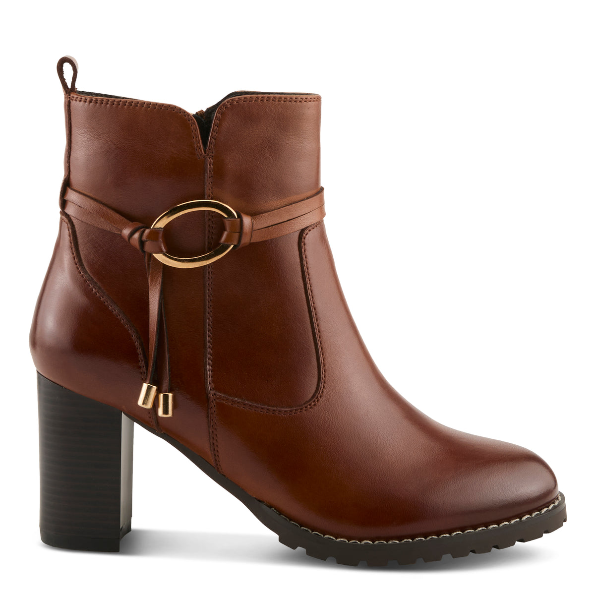 Spring Step SPRING STEP GYANNA BOOTS boot in cognac with comfortable everyday design
