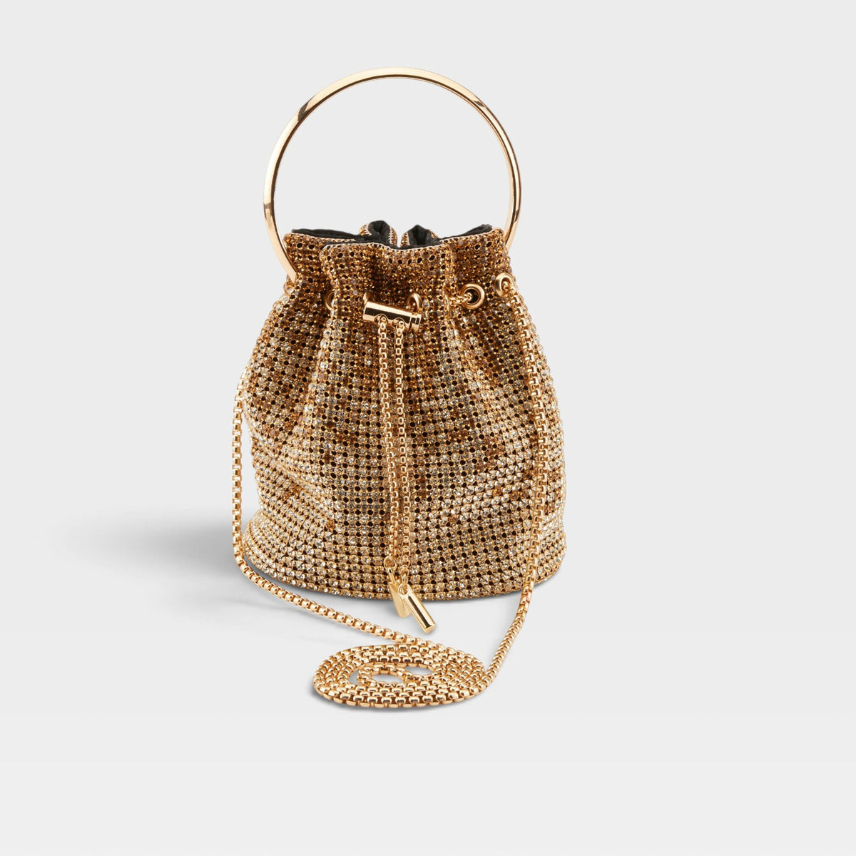 BOLSO DE MANO AZURA HB-BAGA GOLD
