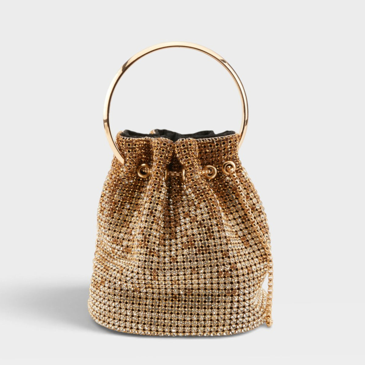 BOLSO DE MANO AZURA HB-BAGA GOLD