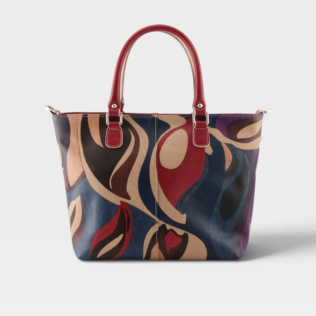 BOLSO DE PIEL ITALIANA L'ARTISTE HB-FOGLIE