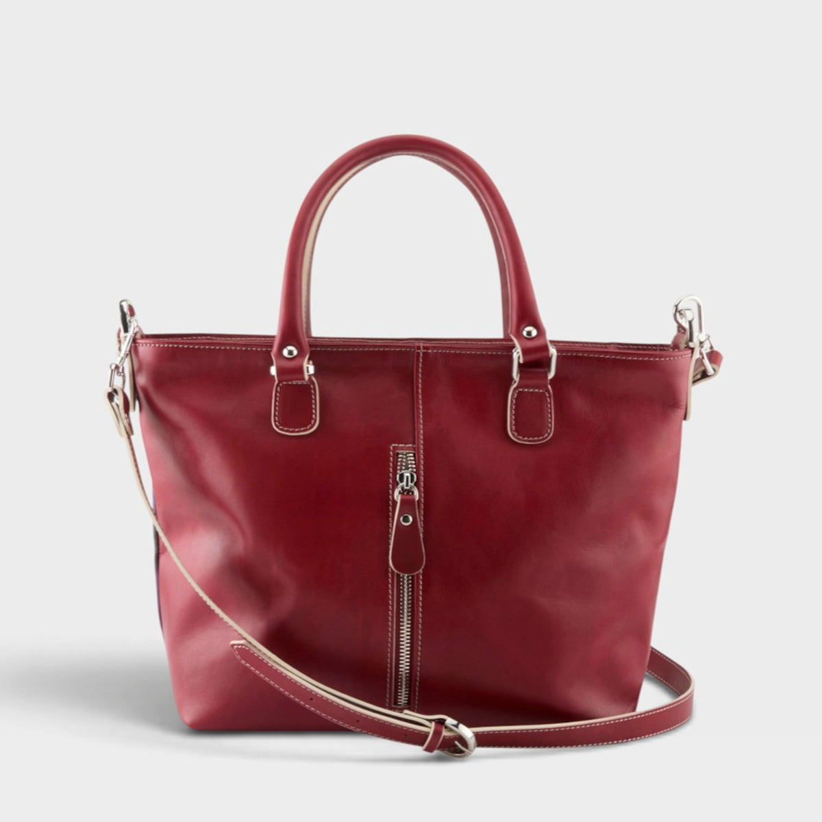 L'ARTISTE HB-FOGLIE ITALIAN LEATHER HANDBAG