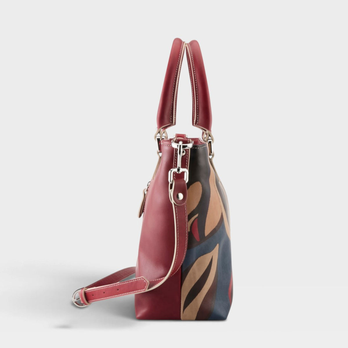 BOLSO DE PIEL ITALIANA L'ARTISTE HB-FOGLIE-3