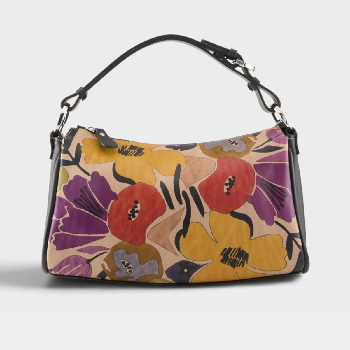 BOLSO DE CUERO ITALIANO L'ARTISTE HB-ROSINA