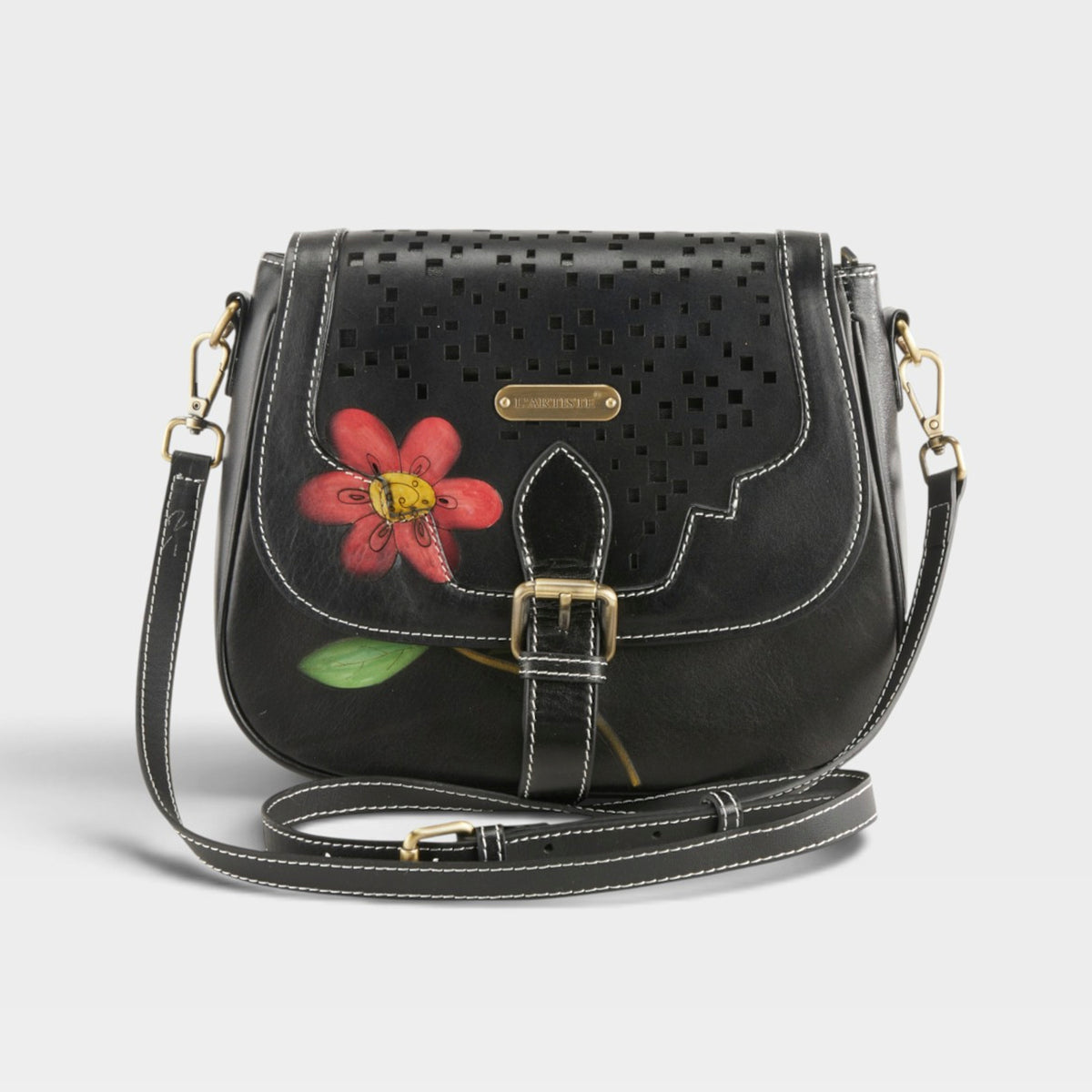 L'ARTISTE HB-SADDLEBAG HANDBAG-1