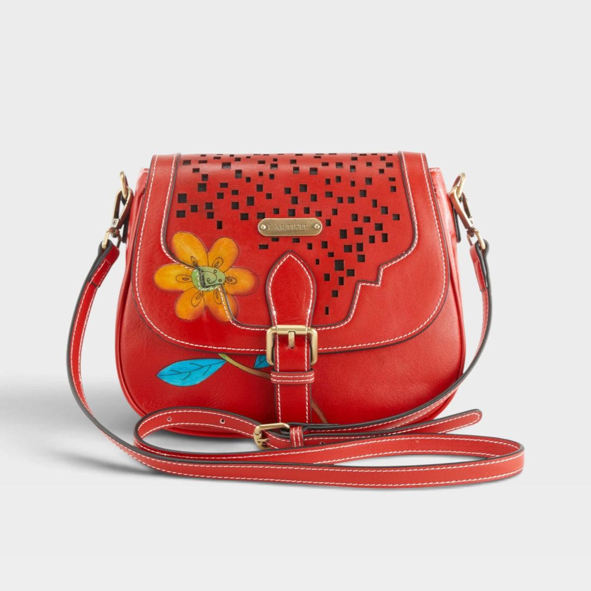 L'ARTISTE HB-SADDLEBAG HANDBAG-5