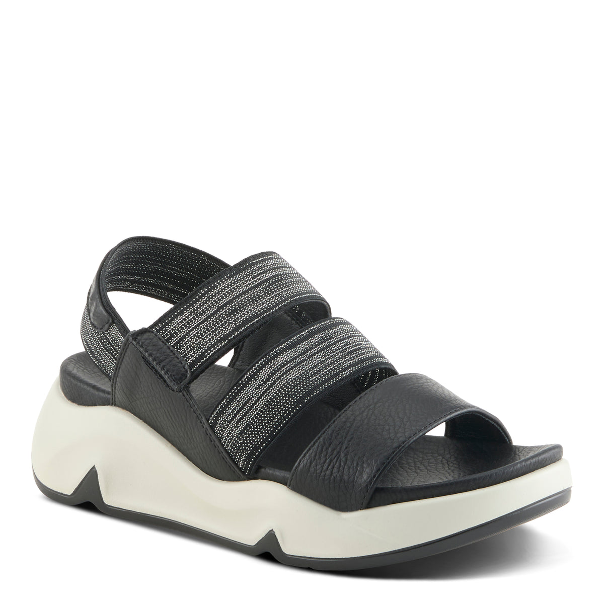 Flexus FLEXUS HELIX SANDALS sandal in black with flexible sole