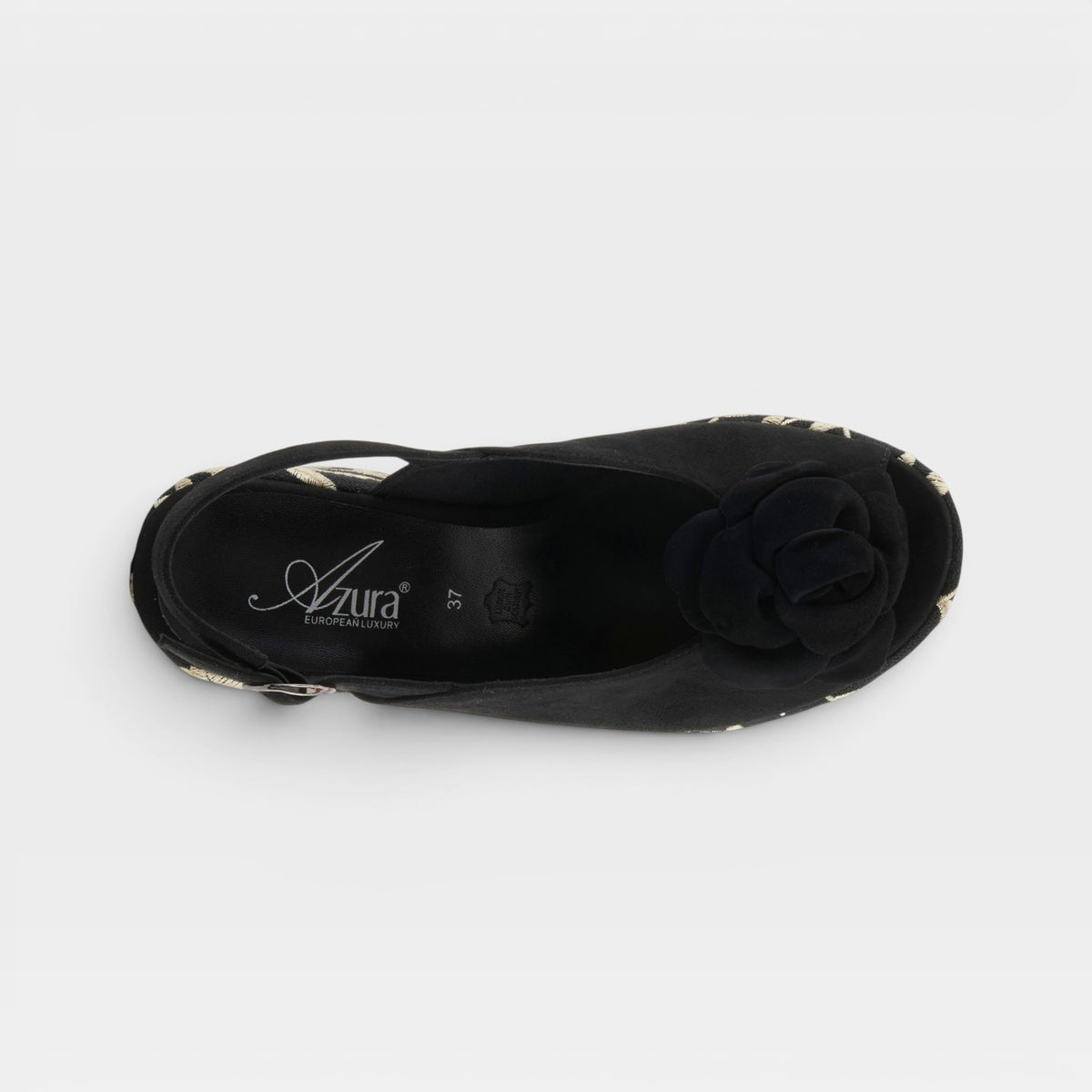 Azura Henna Black Sandal