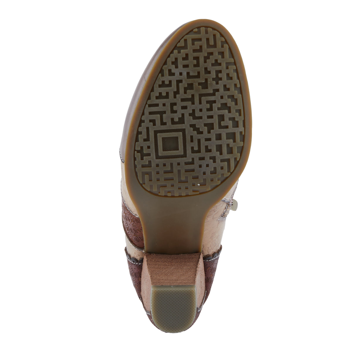L'Artiste L'ARTISTE HIADELVICE BOOTS boot in grey multi with handcrafted leather design