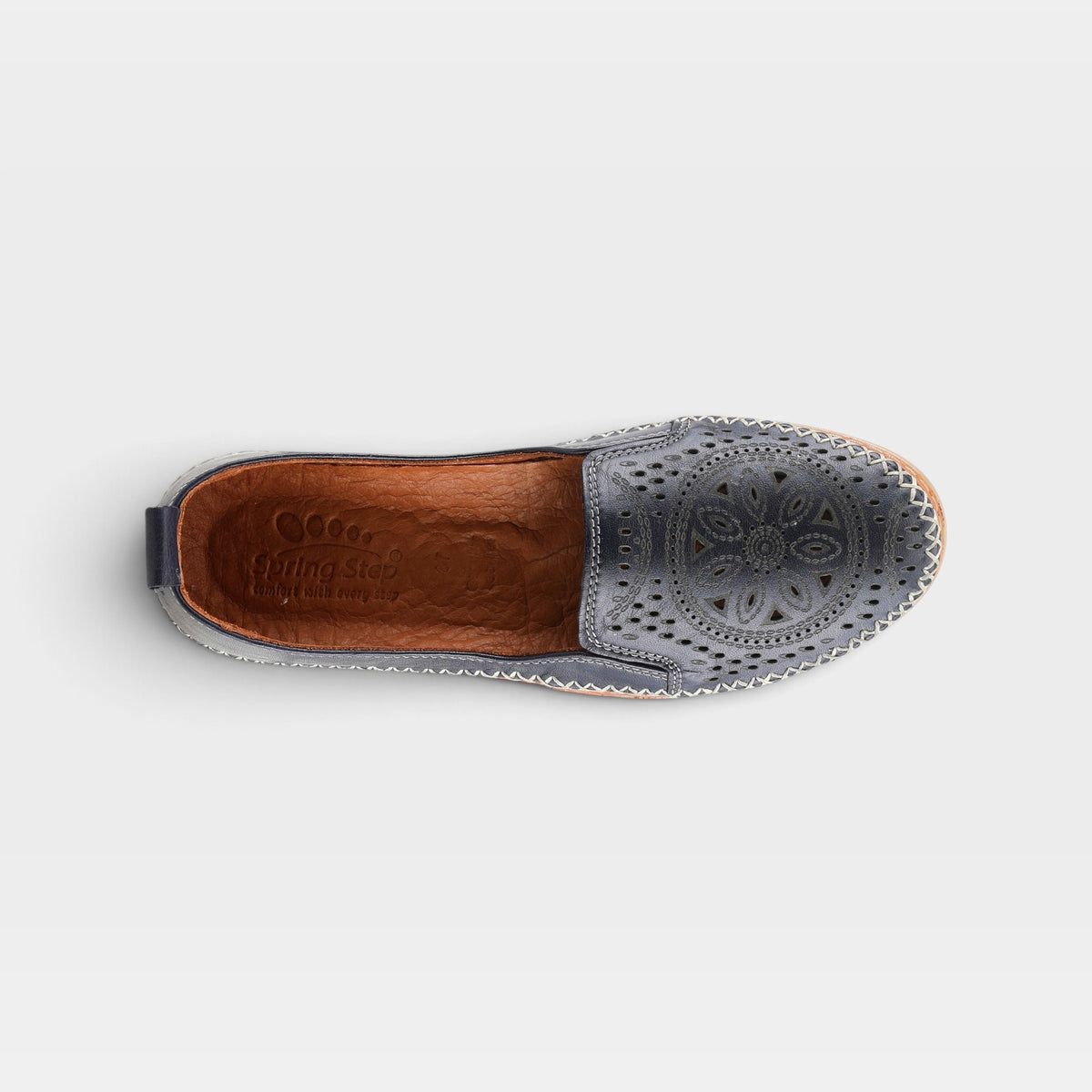 Spring Step Ingrid Navy Loafer