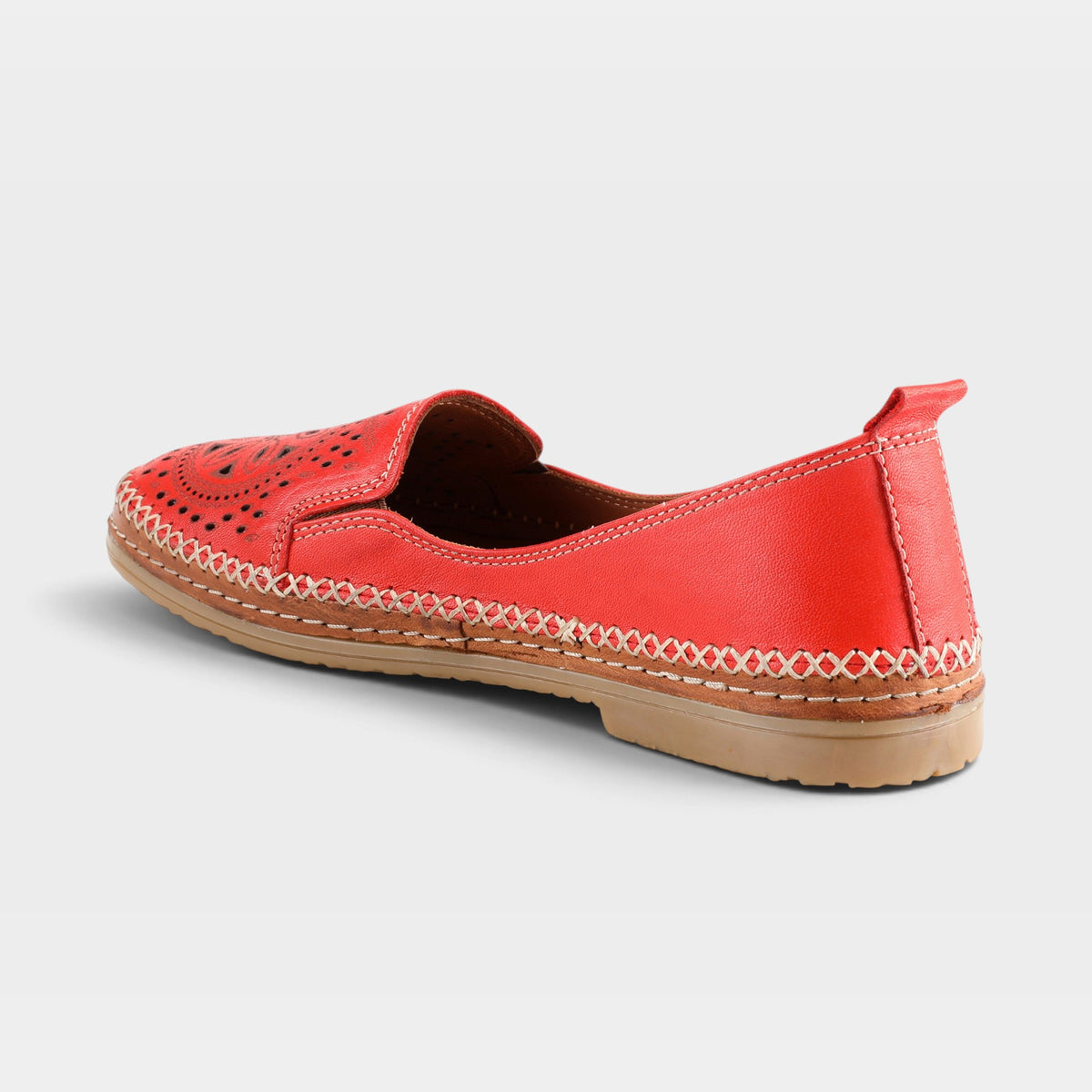 Spring Step Ingrid Red Loafer