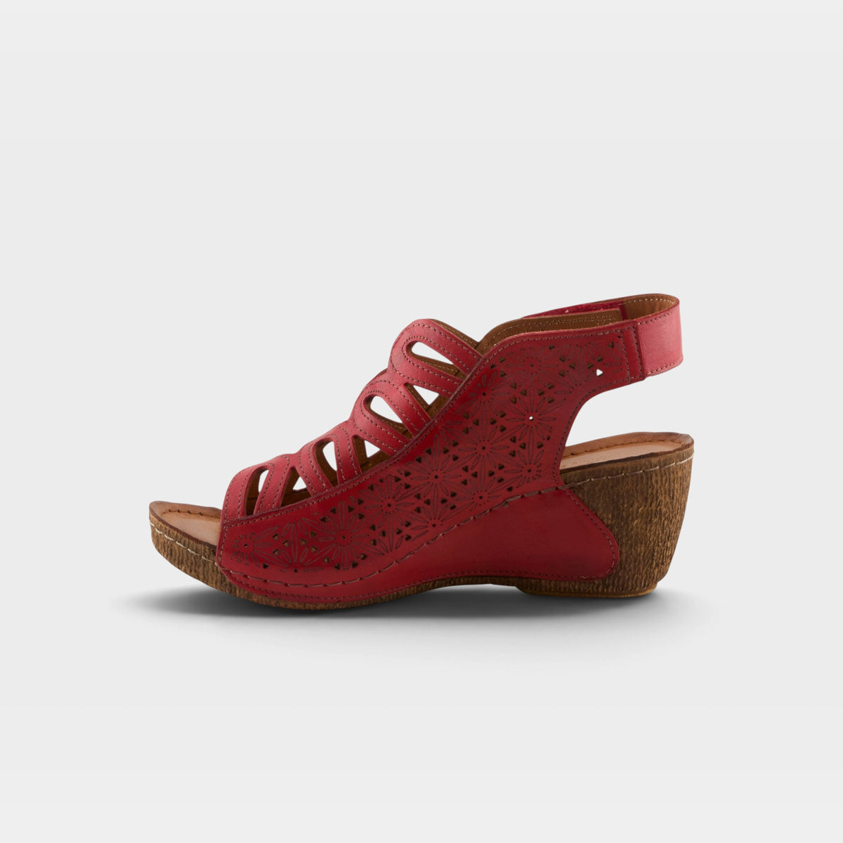 Spring Step Inocencia Red Sandal