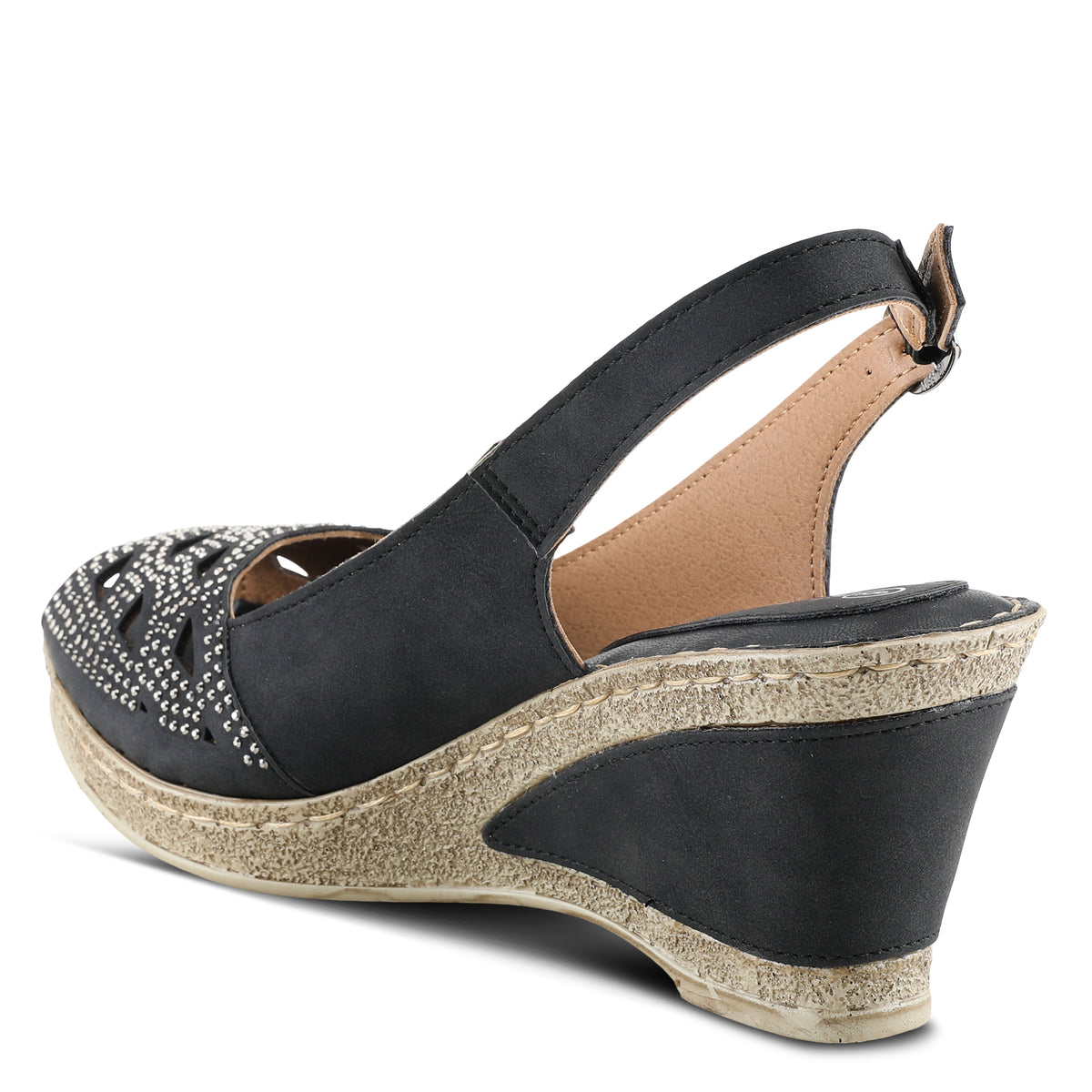 Patrizia PATRIZIA IOLITE SLINGBACK SANDALS sandal in black with stylish fashion design