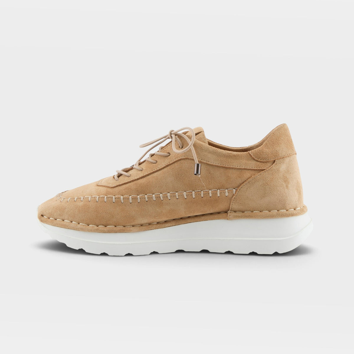 Spring Step Ivyjune Beige Suede Sneaker