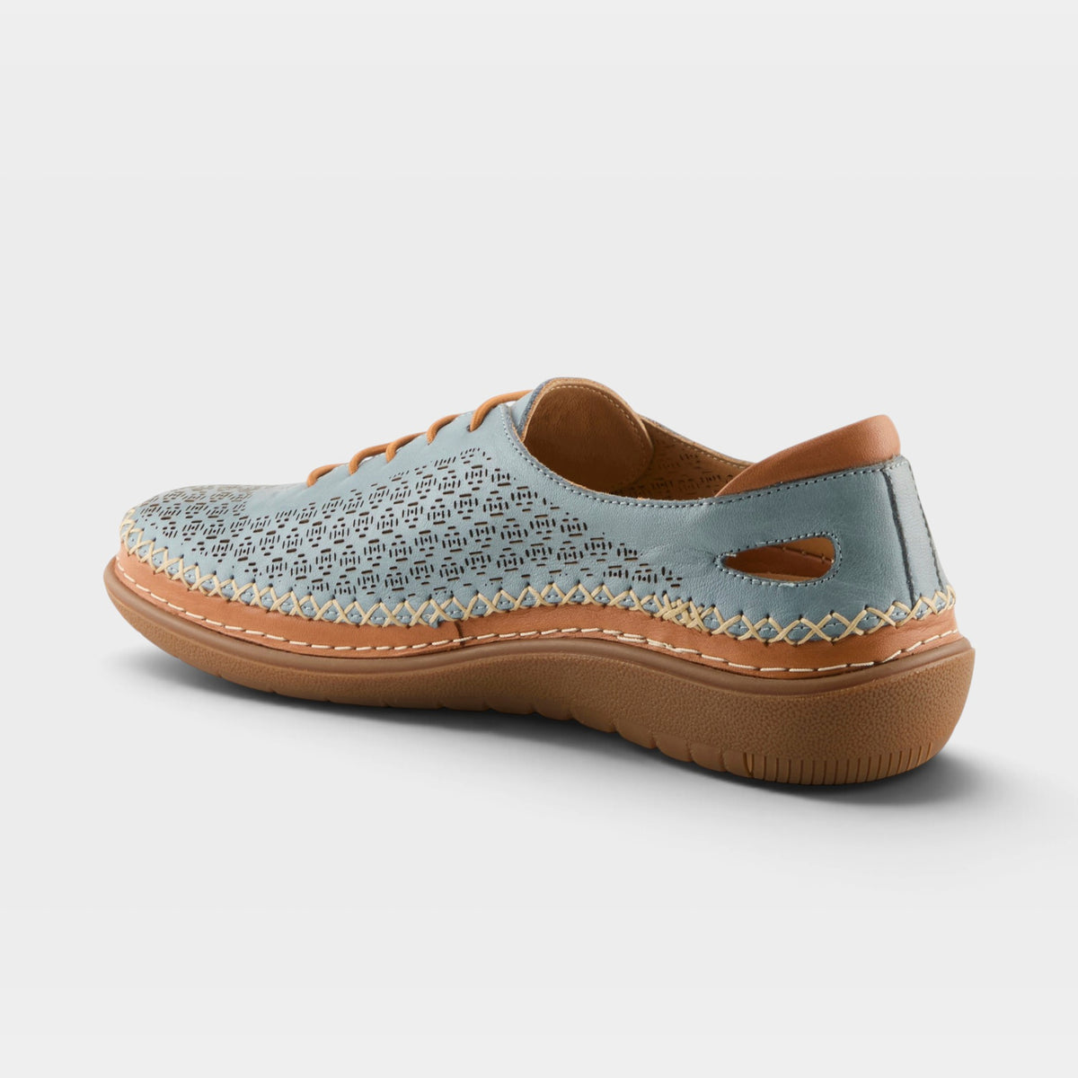 Spring Step Janell Blue Casual Shoe