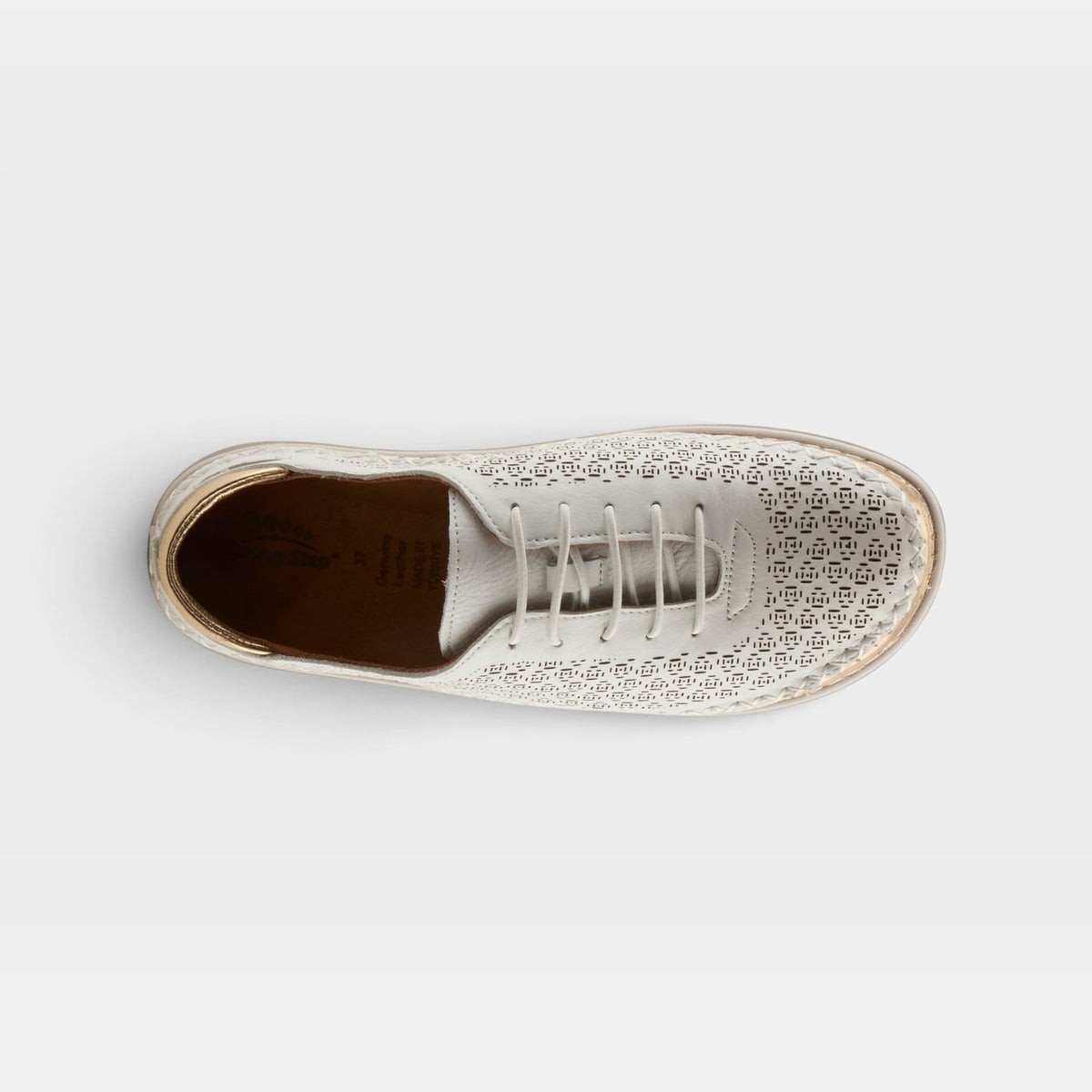 Spring Step Janell White Casual Shoe