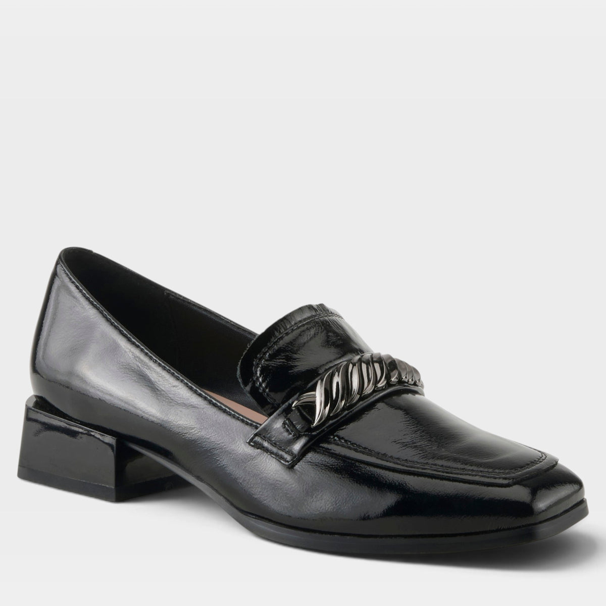 Azura Jannette Black Patent Shoe