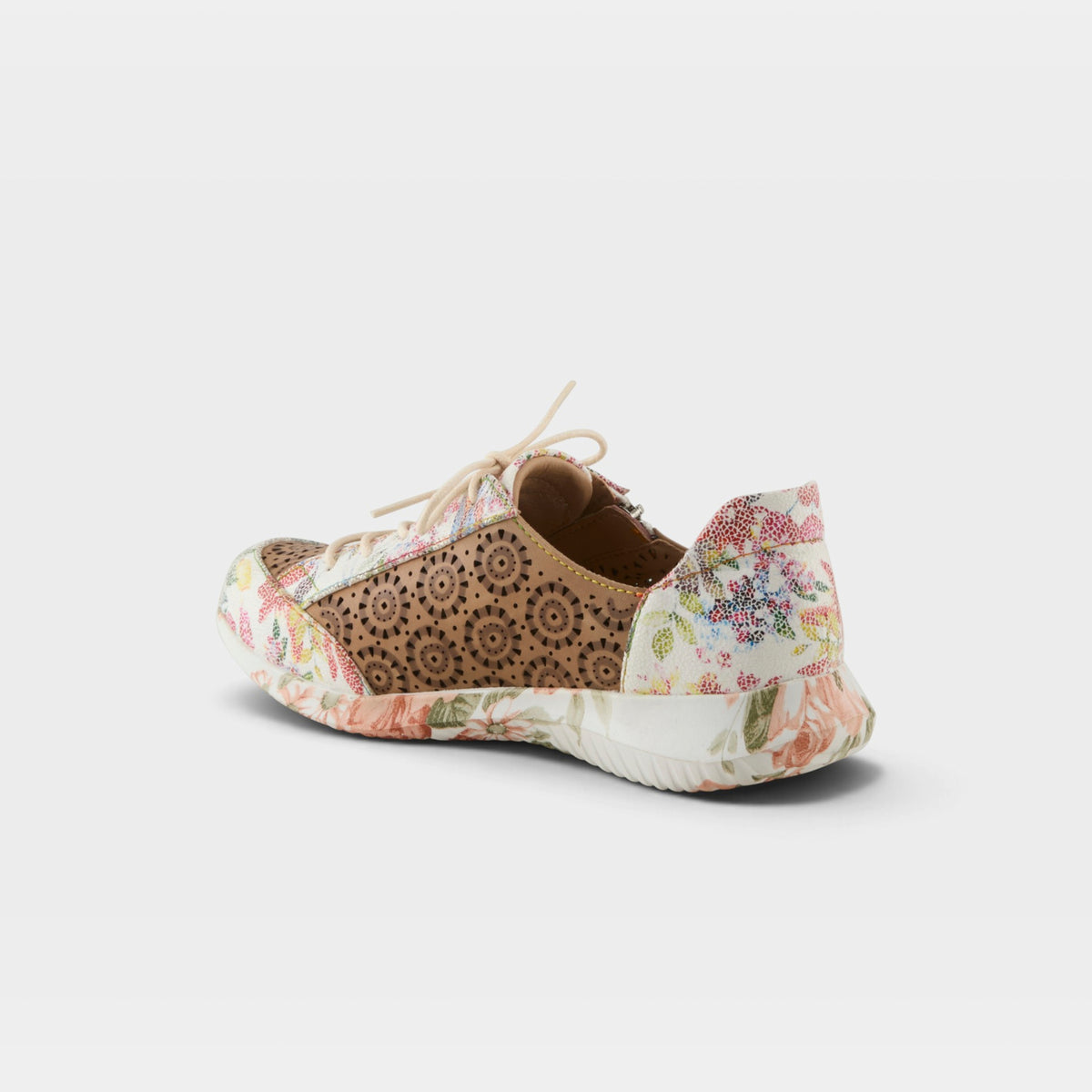 L'Artiste Jazzie sneaker in Beige Multi, alternate angle view
