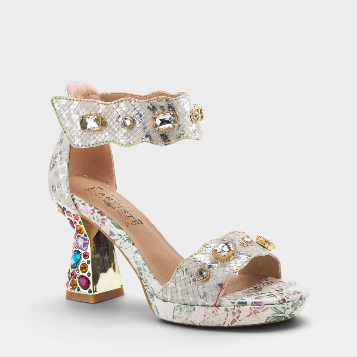L'ARTISTE JEWELL CLOSED BACK SANDALS-1