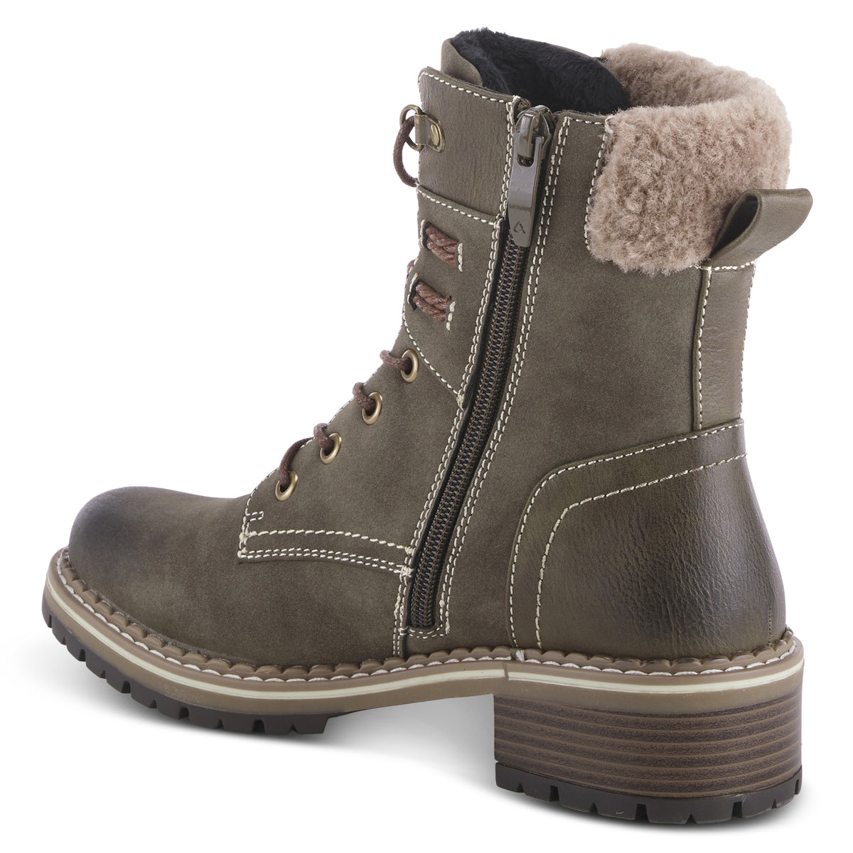 Patrizia PATRIZIA JORDYN BOOTIE boot in olive green with stylish fashion design