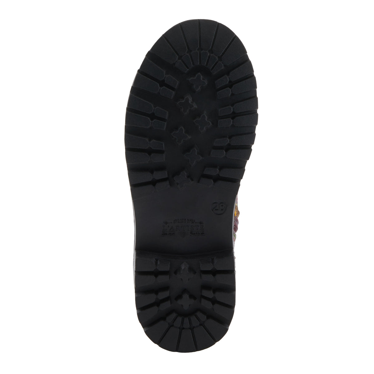 L'Artiste L'ARTISTE K-BRANCHE KIDS BOOT boot in beige multi with handcrafted leather design